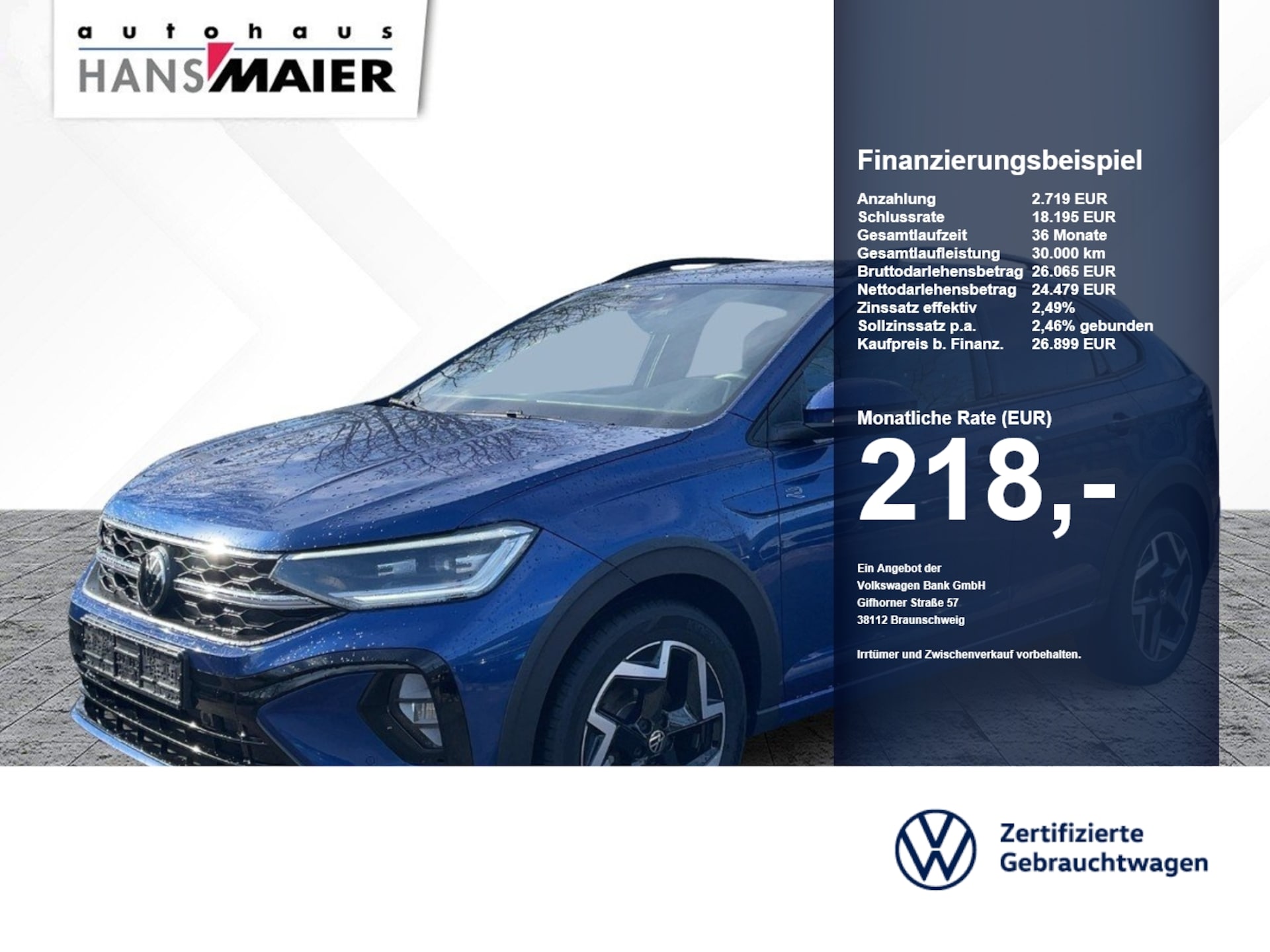 Volkswagen Taigo R-Line