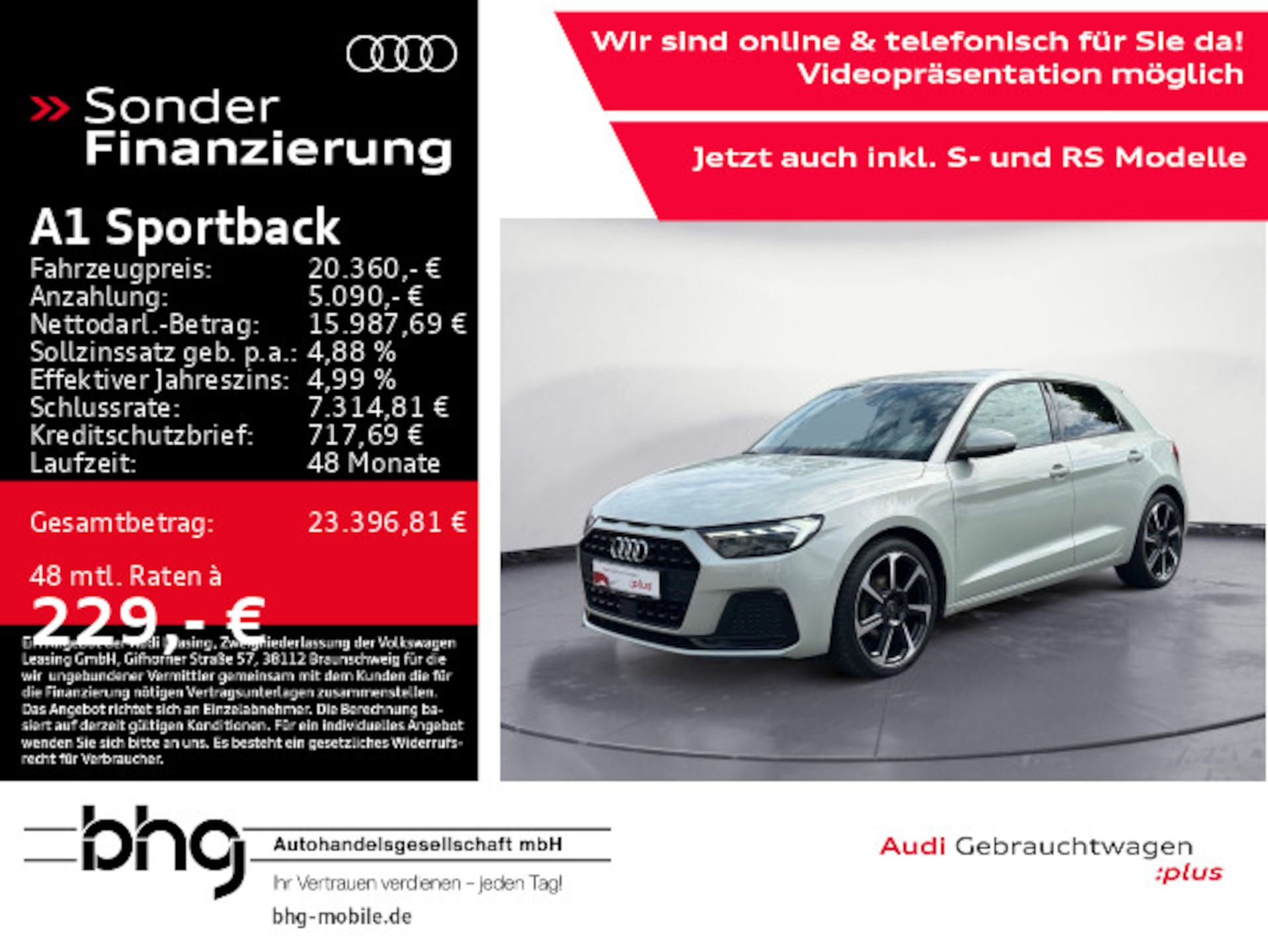 Audi A1 Sportback Advanced