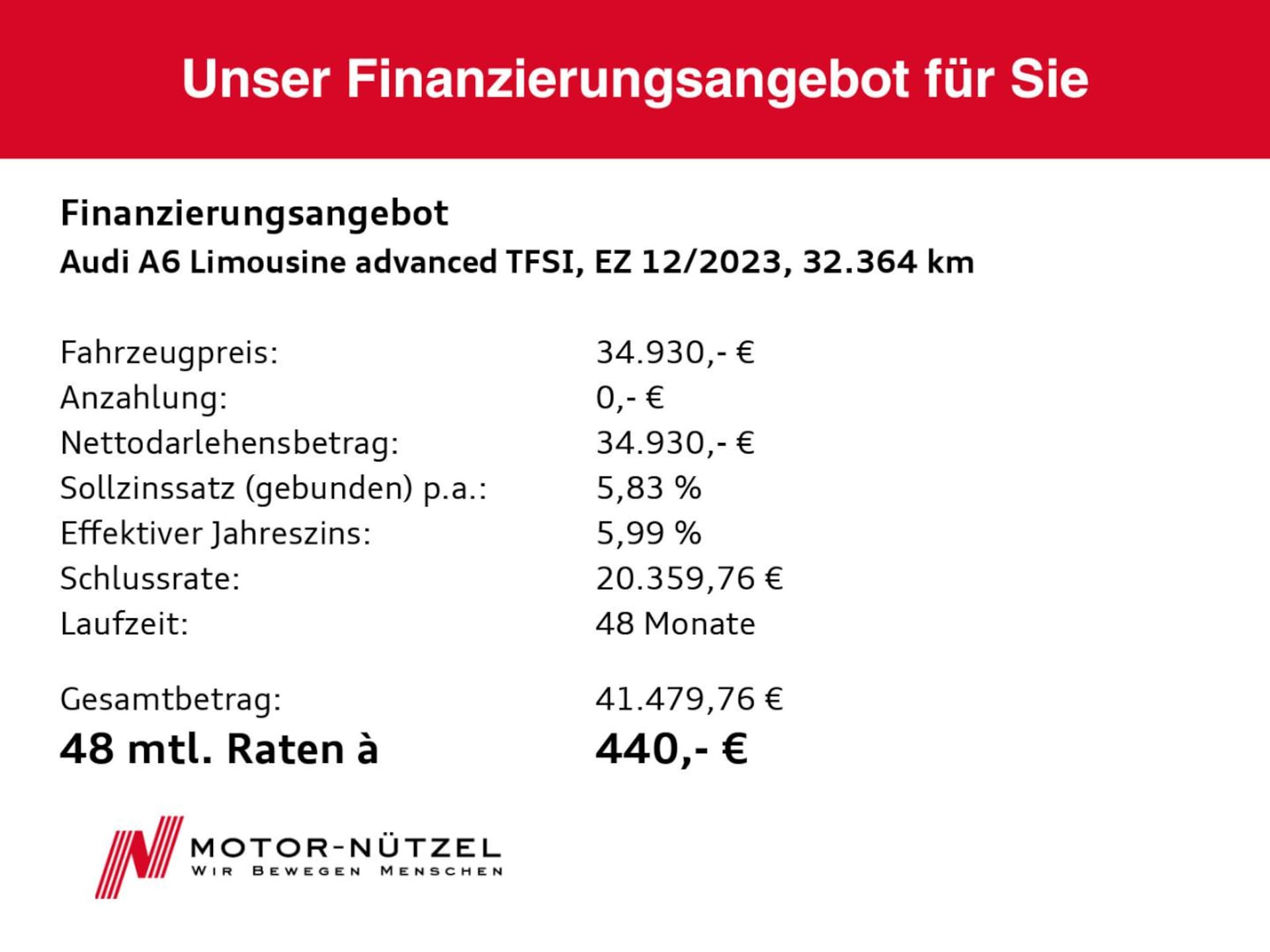 Audi A6 Limousine advanced