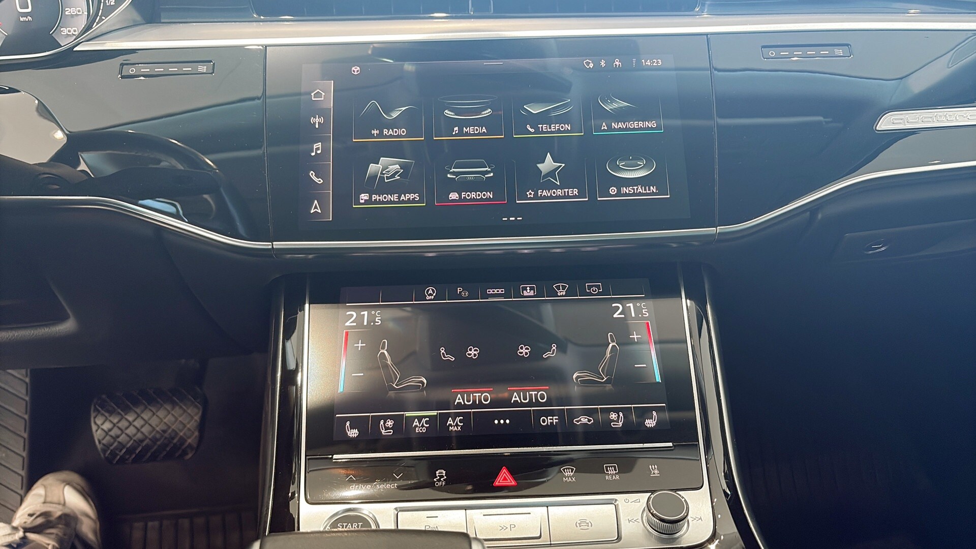 Bild som visar&nbsp;Audi A8&nbsp;A8 50 TDI quattro 286 hk tiptronic - för mer information kontakta din Audi Partner