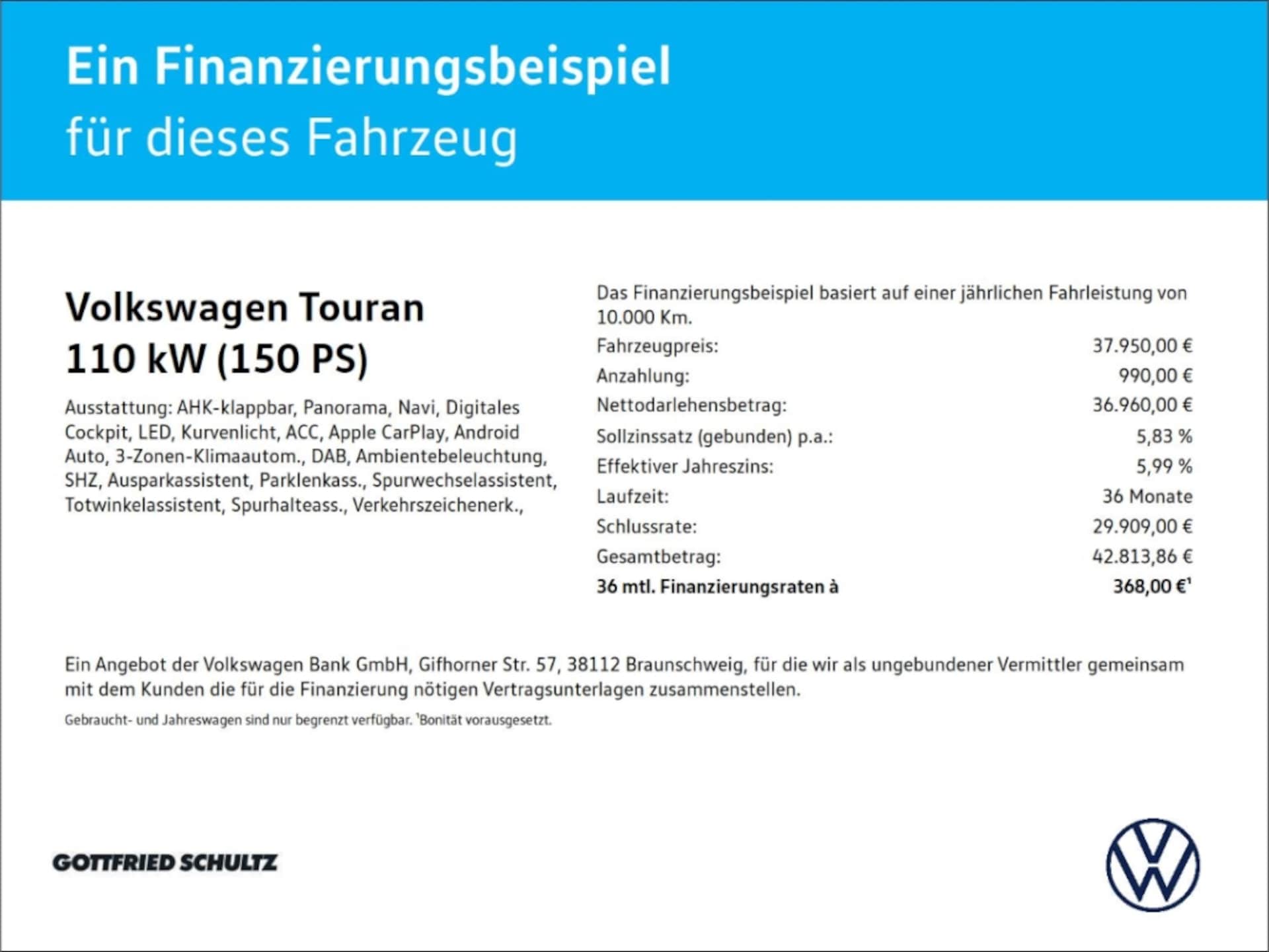 Volkswagen Touran Highline
