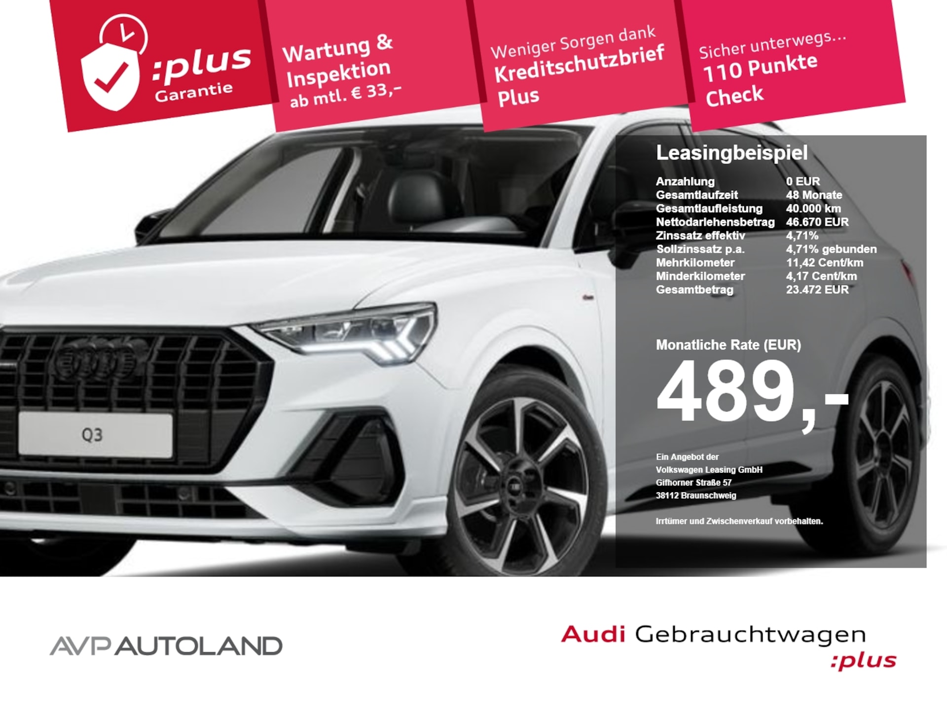 Audi Q3 SUV S line
