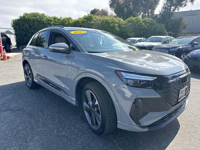 Used 2023 Audi Q4 e-tron Premium Plus with VIN WA1L2BFZ3PP065087 for sale in Palo Alto, CA