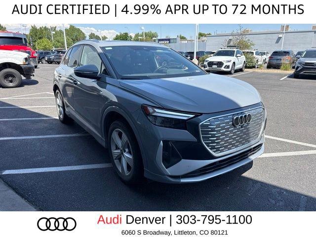 Certified 2024 Audi Q4 e-tron Premium Plus with VIN WA1LUBFZ1RP037561 for sale in Littleton, CO