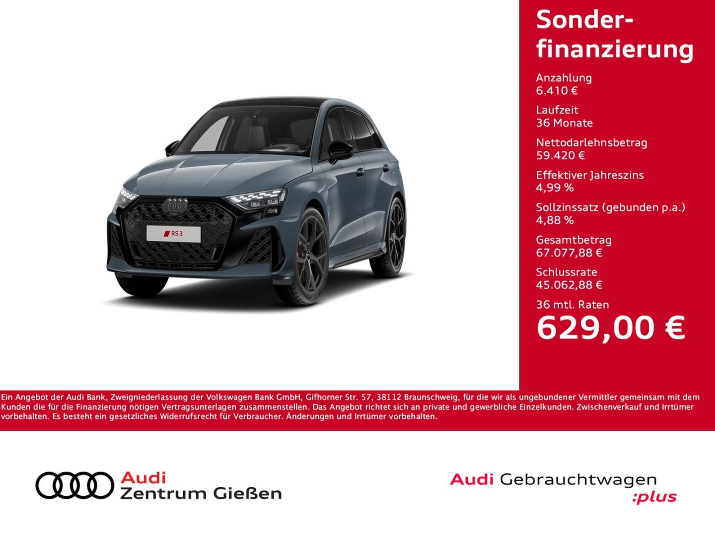 Image about Audi RS 3 Sportback TFSI quattro S tronic