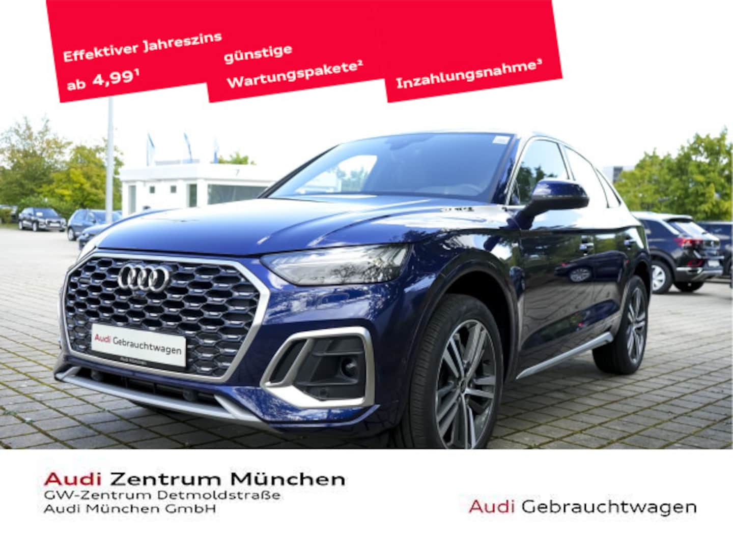 Bild über Audi Q5 Sportback 40 TFSI quattro S tronic - für weitere Informationen kontaktieren Sie den Audi Partner