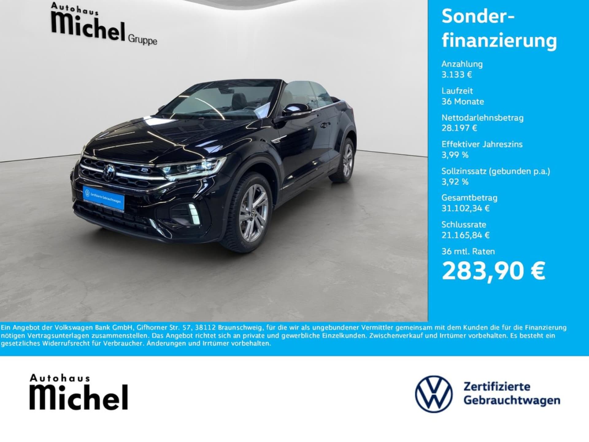Volkswagen T-Roc Cabriolet R-Line