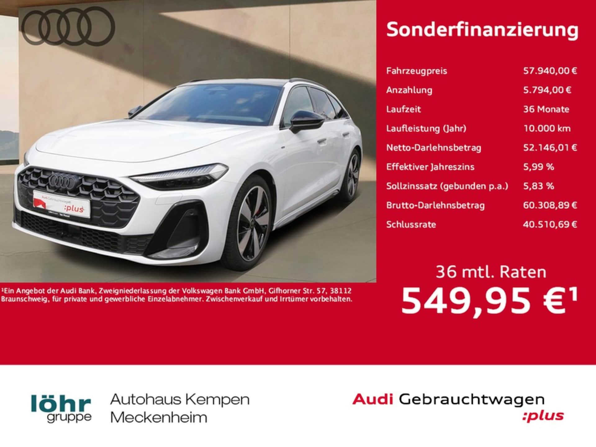 Audi A5 Avant e-hybrid