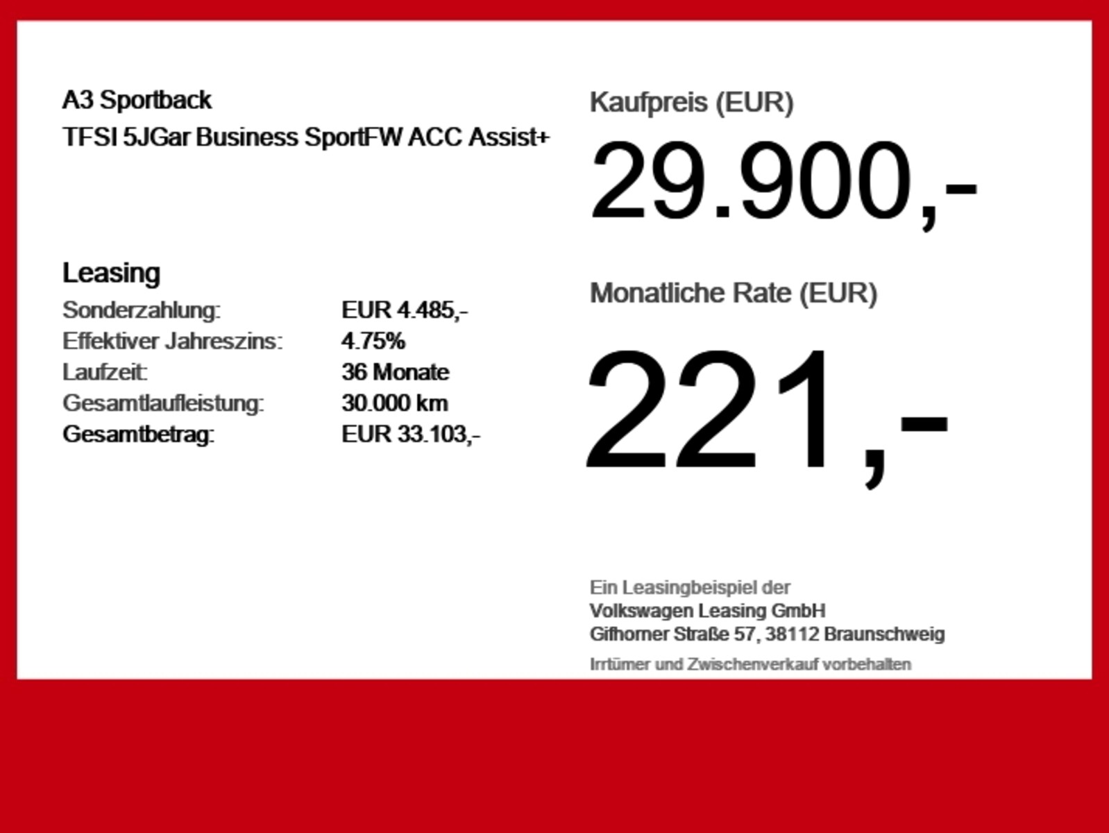 Audi A3 Sportback – Bild 6