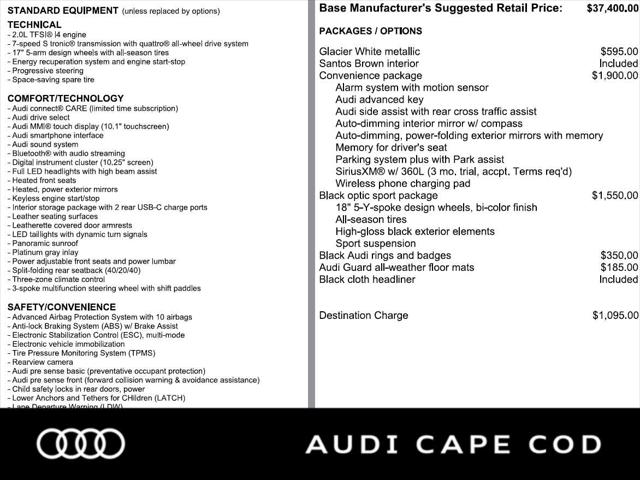 2023 Audi A3 Sedan Premium