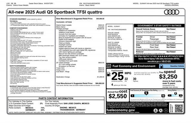 2025 Audi Q5 Sportback