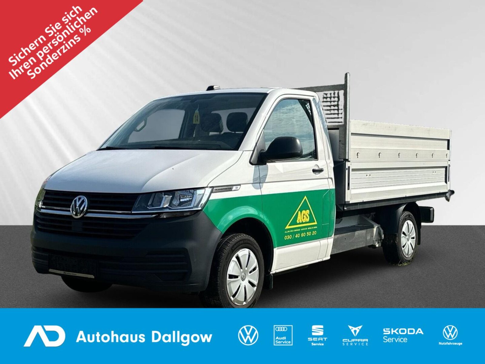 Volkswagen T6.1 Transporter Pritschenwagen Einzelkabine