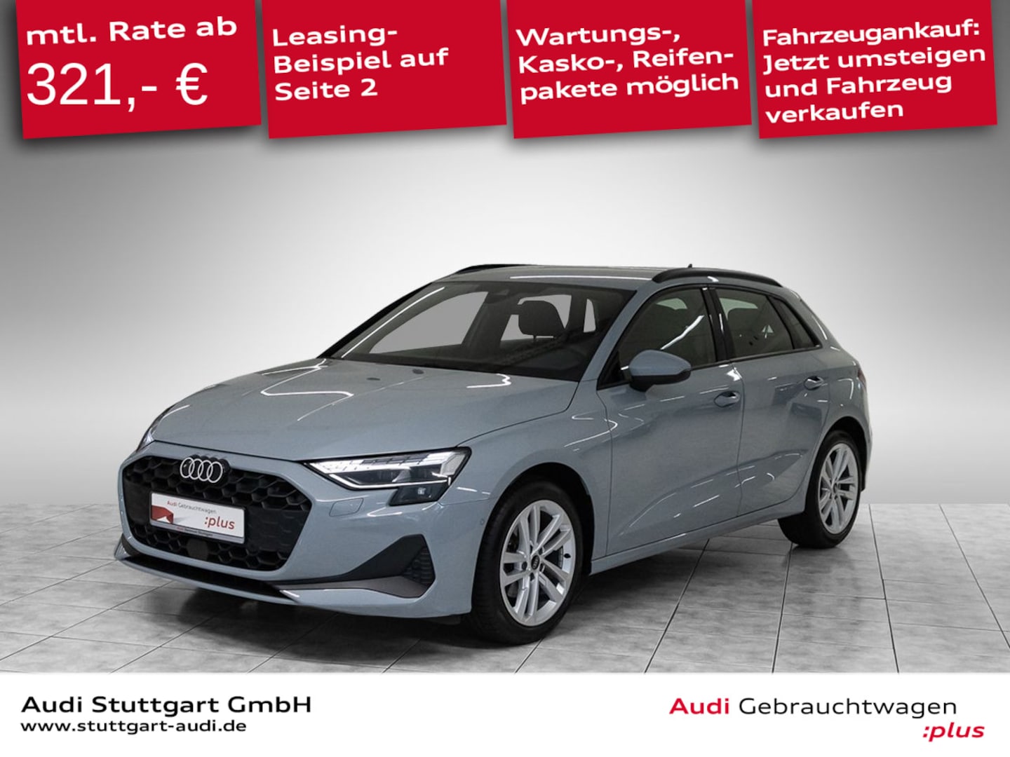 Bild über Audi A3 Sportback 35 TDI S tronic - für weitere Informationen kontaktieren Sie den Audi Partner