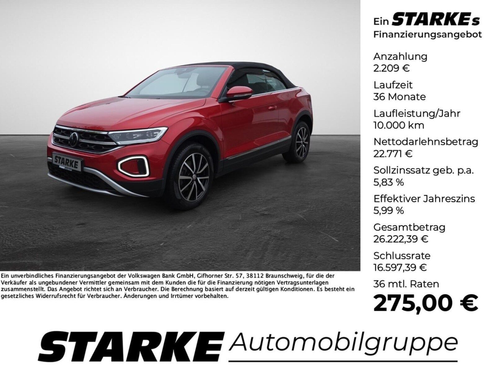Volkswagen T-Roc Cabriolet