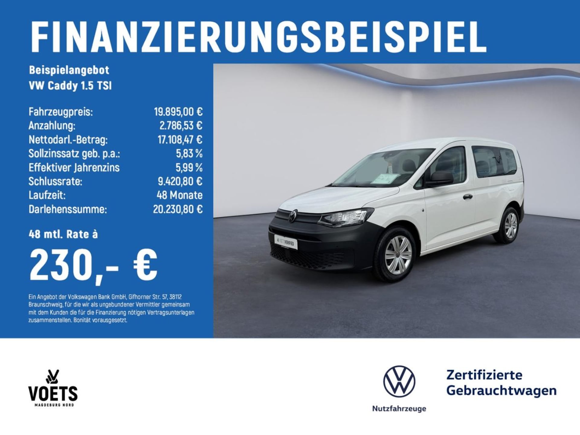 Volkswagen Caddy Kombi Basis-Modell