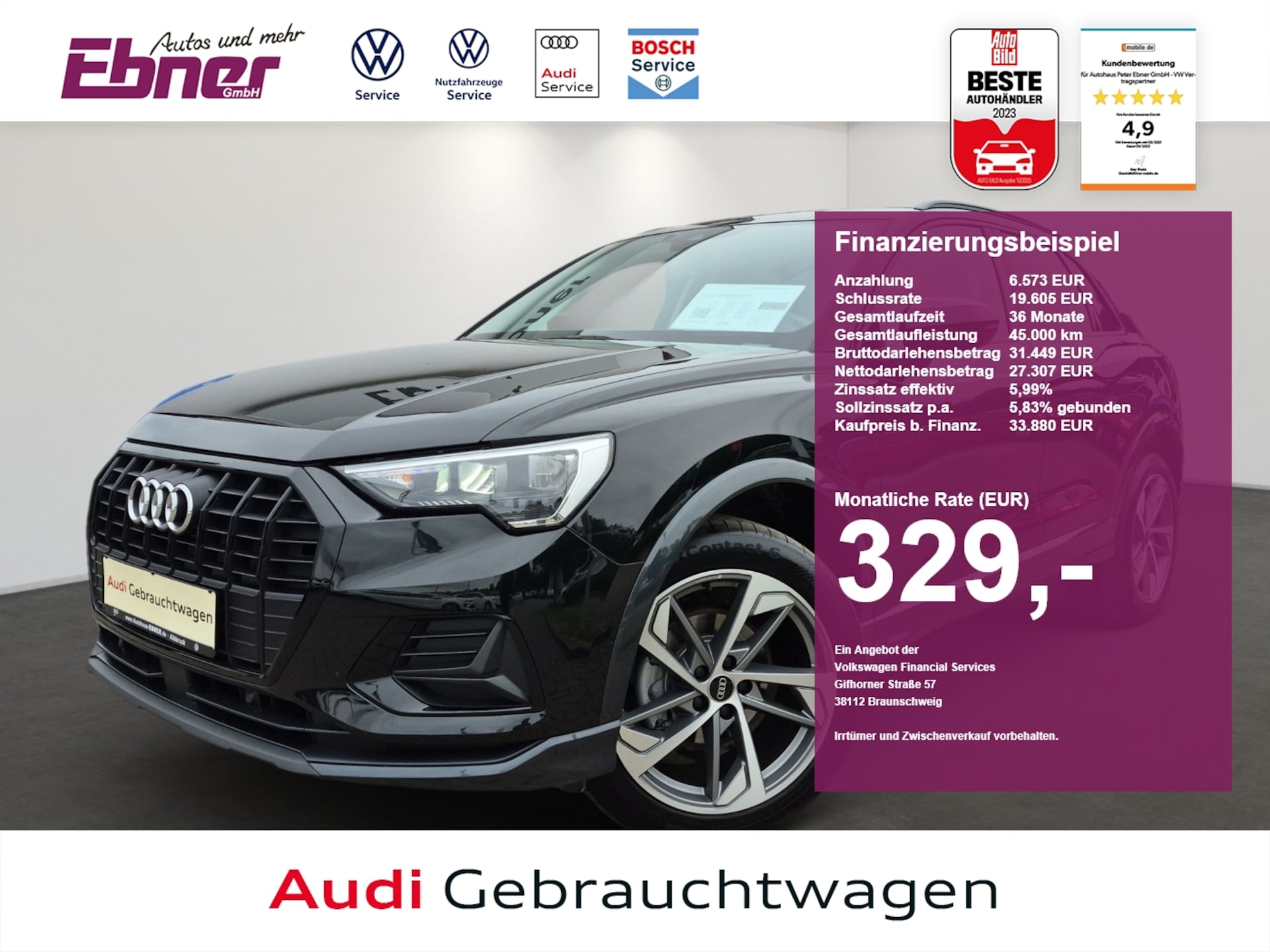 Audi Q3 SUV advanced