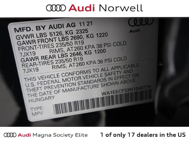 2022 Audi Q3 SUV