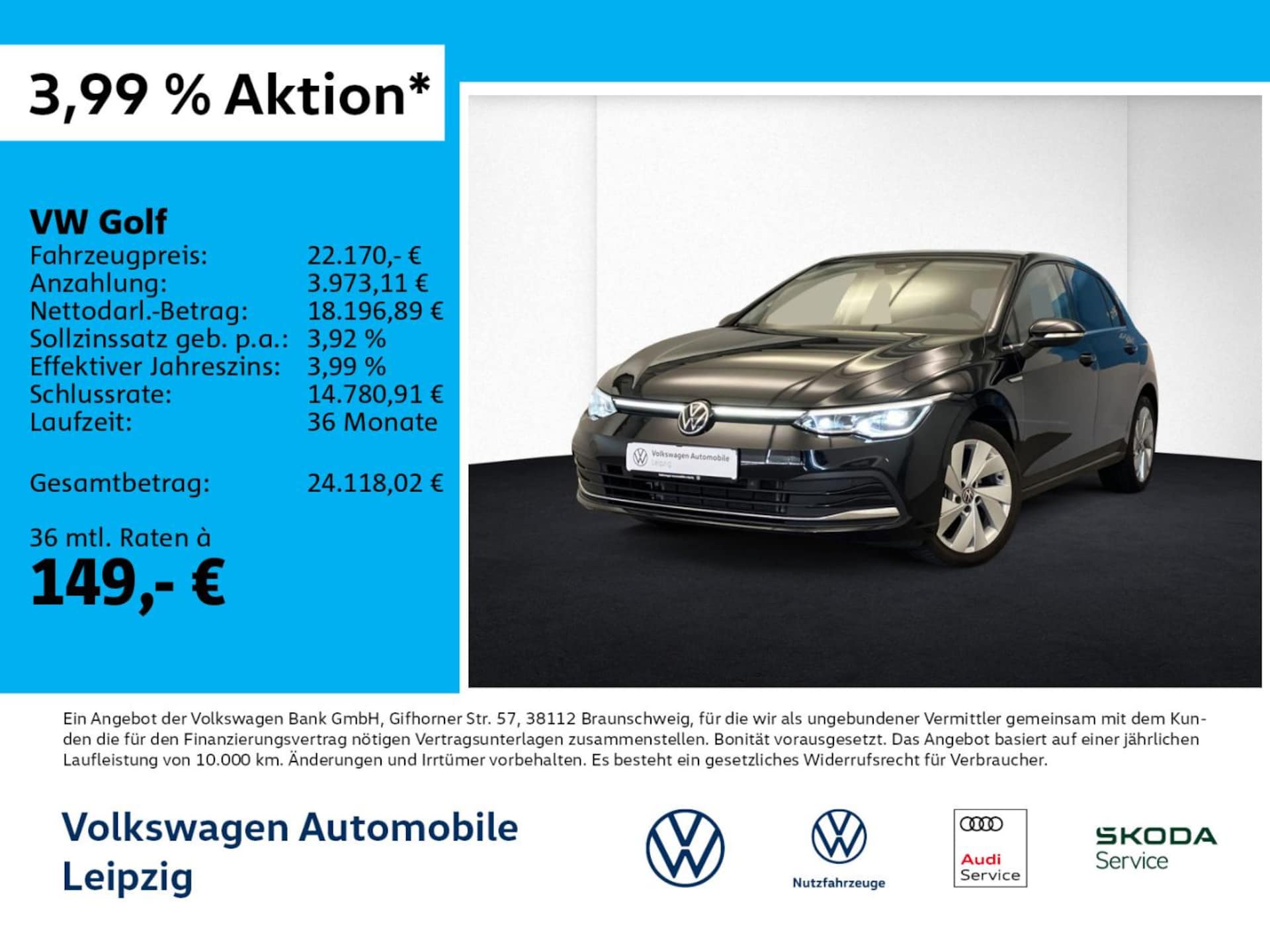 Volkswagen Golf 2024 — Golf VIII Style 1.5 eTSI DSG *Navi*LED*
