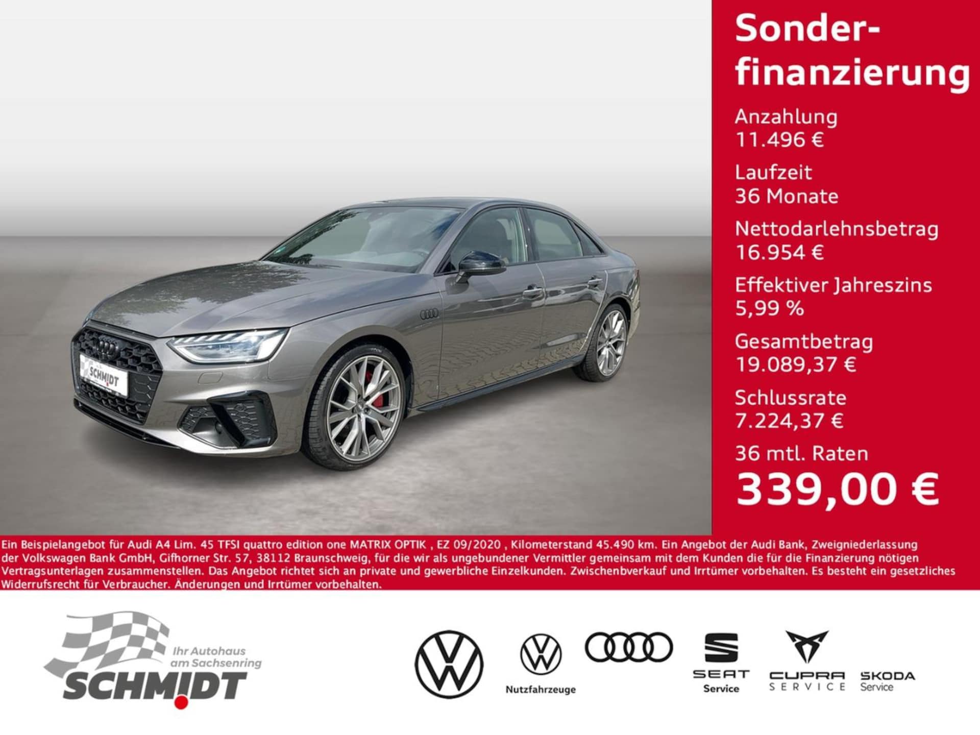 Audi A4 Limousine S line