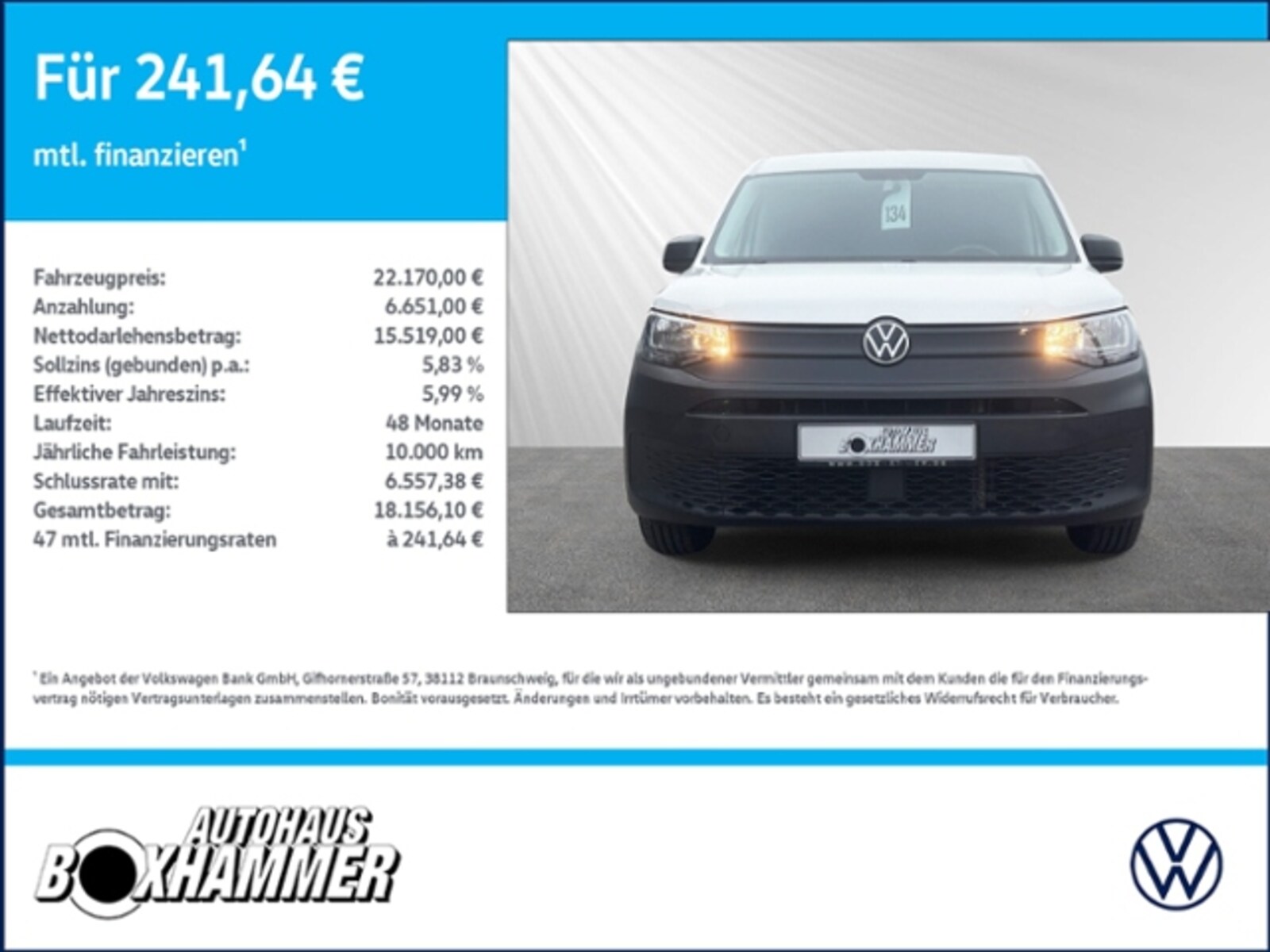Volkswagen Caddy Cargo – Bild 3