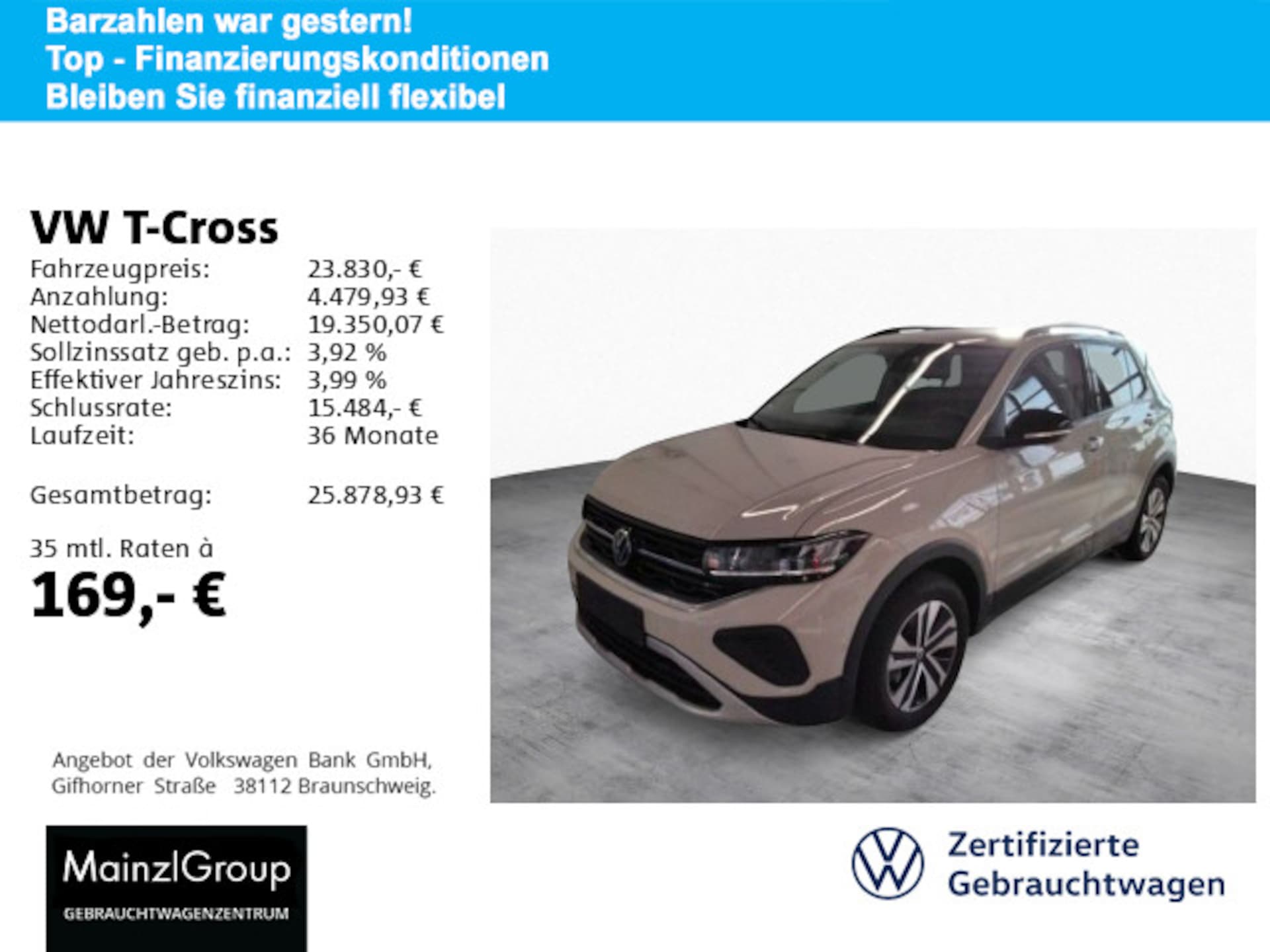 Volkswagen T-Cross ENERGY