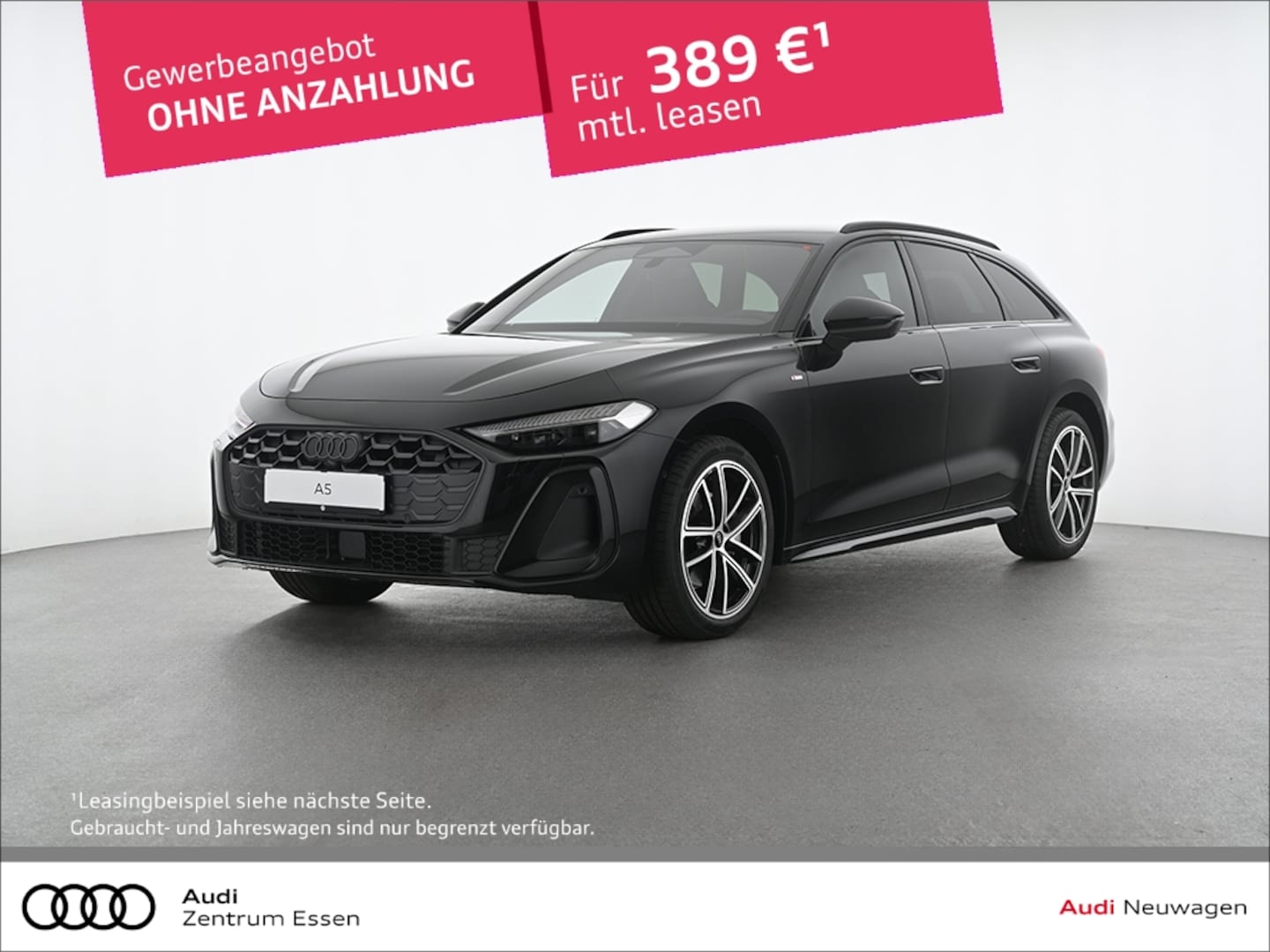 Bild über Audi A5 Avant TFSI 150 kW S tronic - für weitere Informationen kontaktieren Sie den Audi Partner