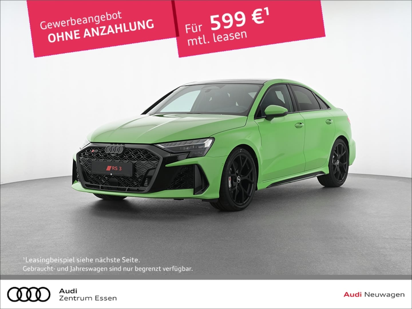 Bild über Audi RS 3 Limousine TFSI quattro 294 kW S tronic - für weitere Informationen kontaktieren Sie den Audi Partner