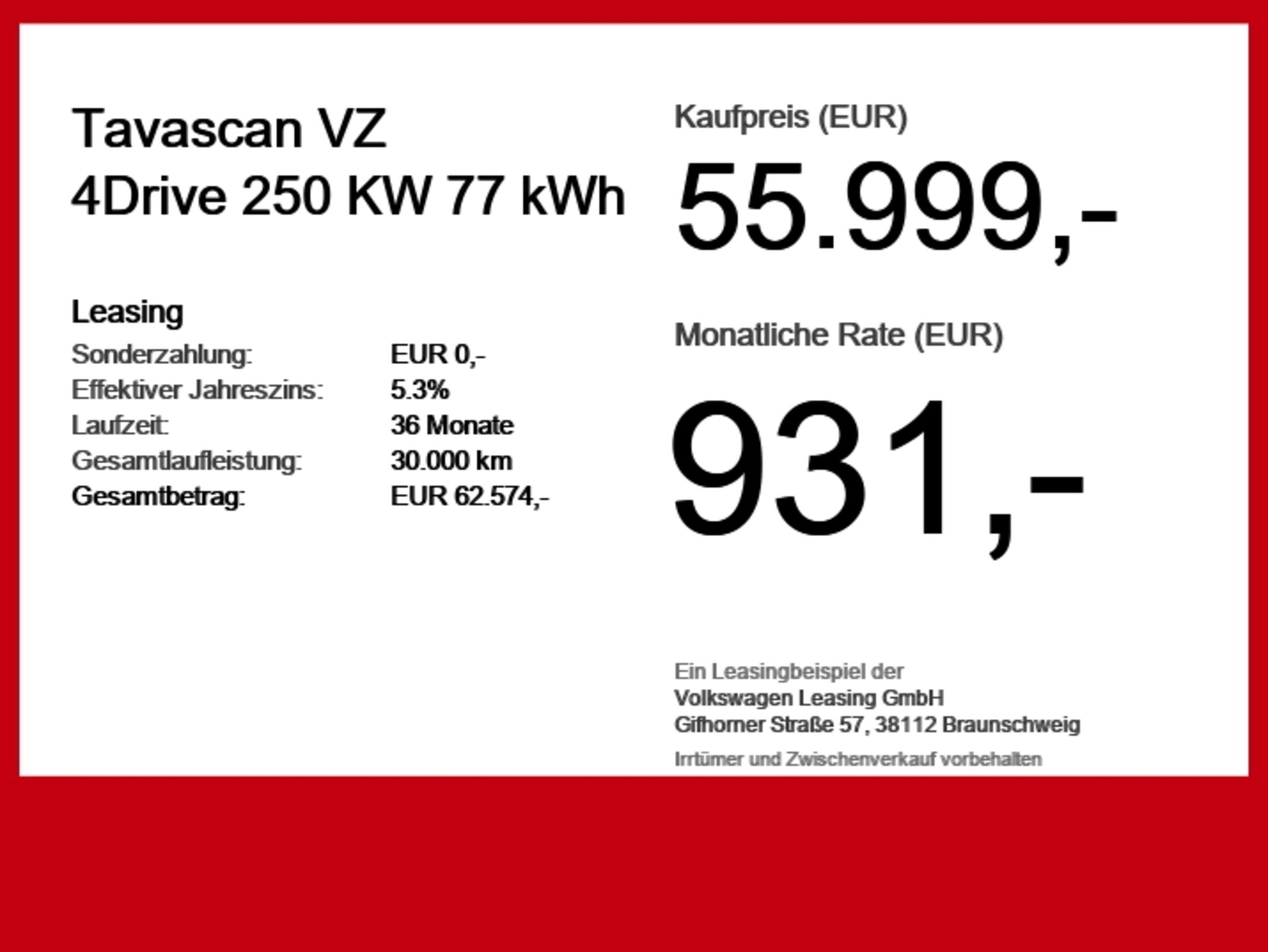CUPRA Tavascan VZ
