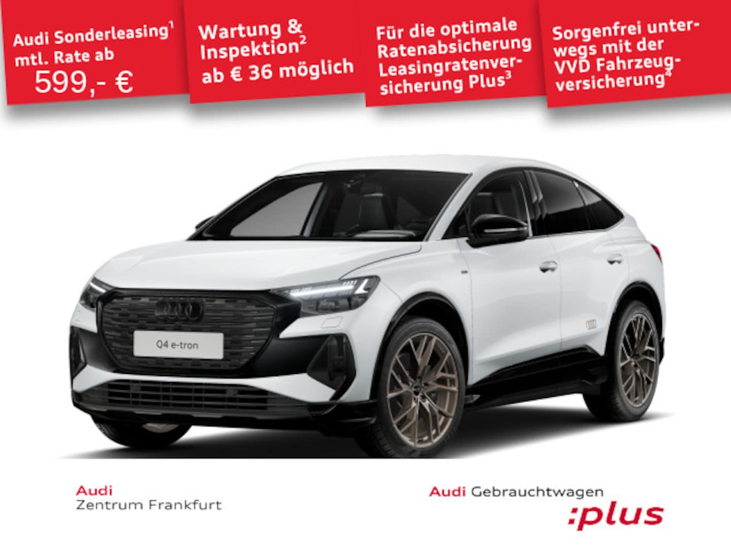 Bild über Audi Q4 Sportback e-tron 45 e-tron - für weitere Informationen kontaktieren Sie den Audi Partner