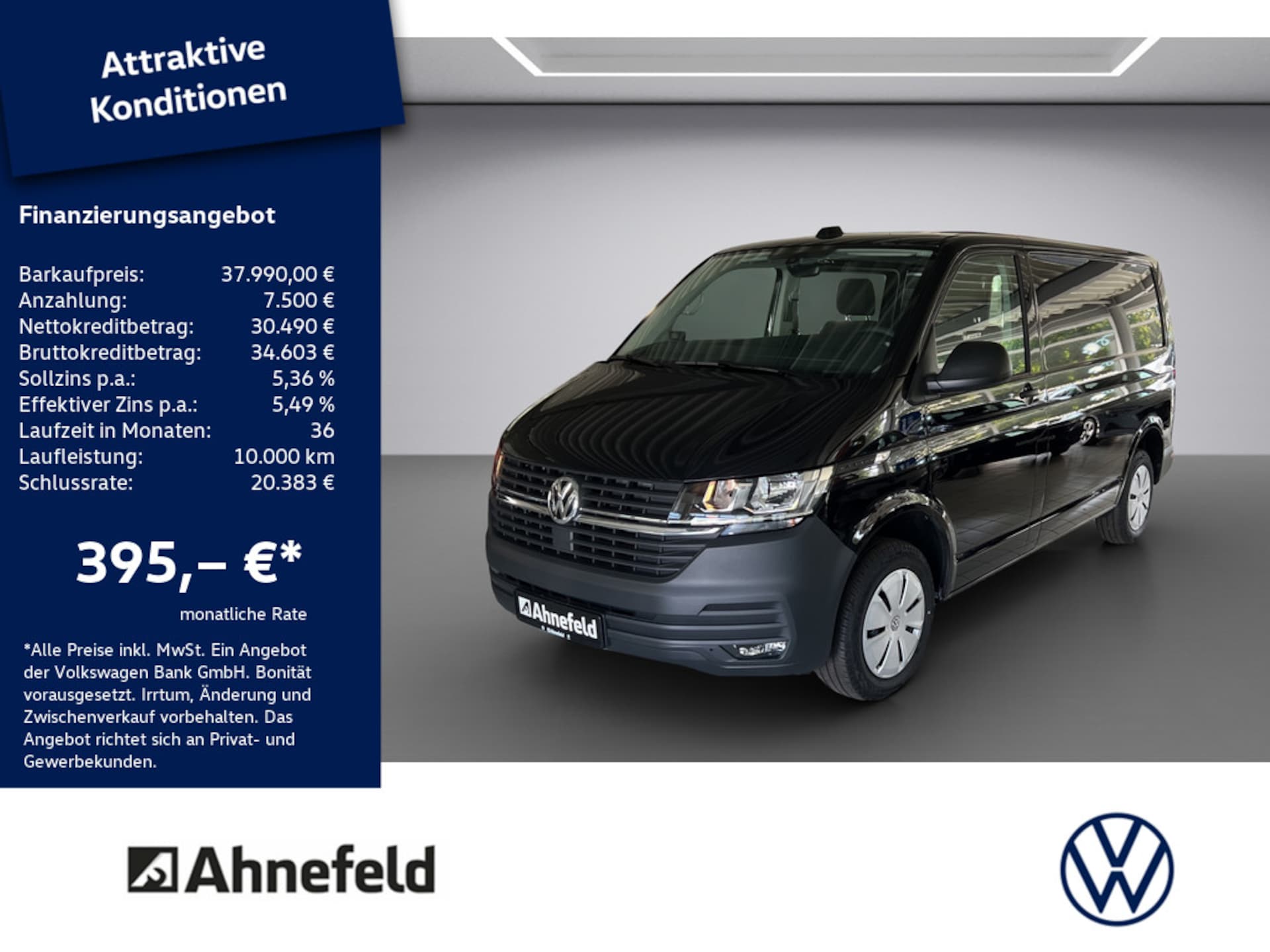 Volkswagen T6.1 Transporter Kasten kurzer Radstand