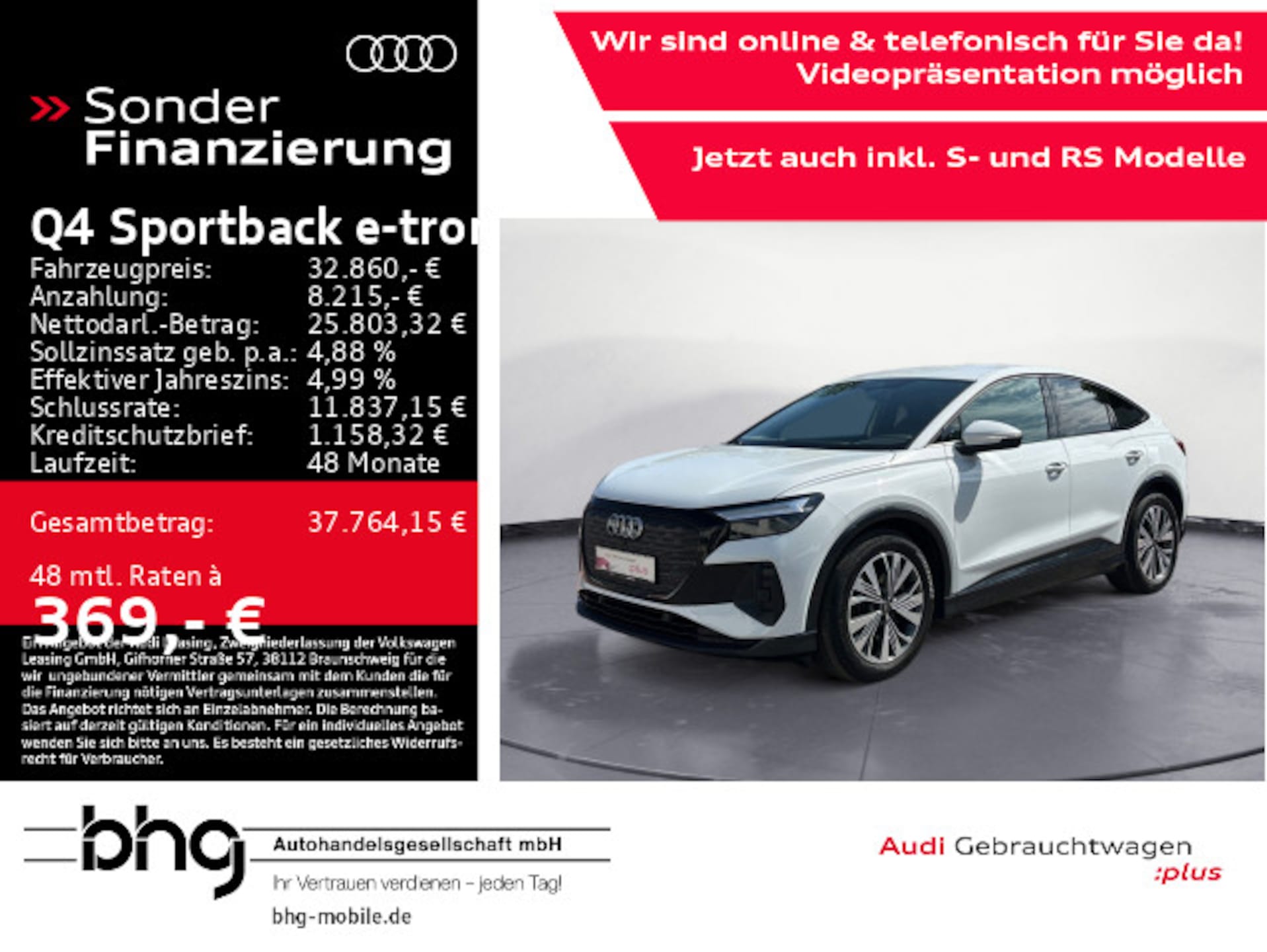 Audi Q4 Sportback e-tron