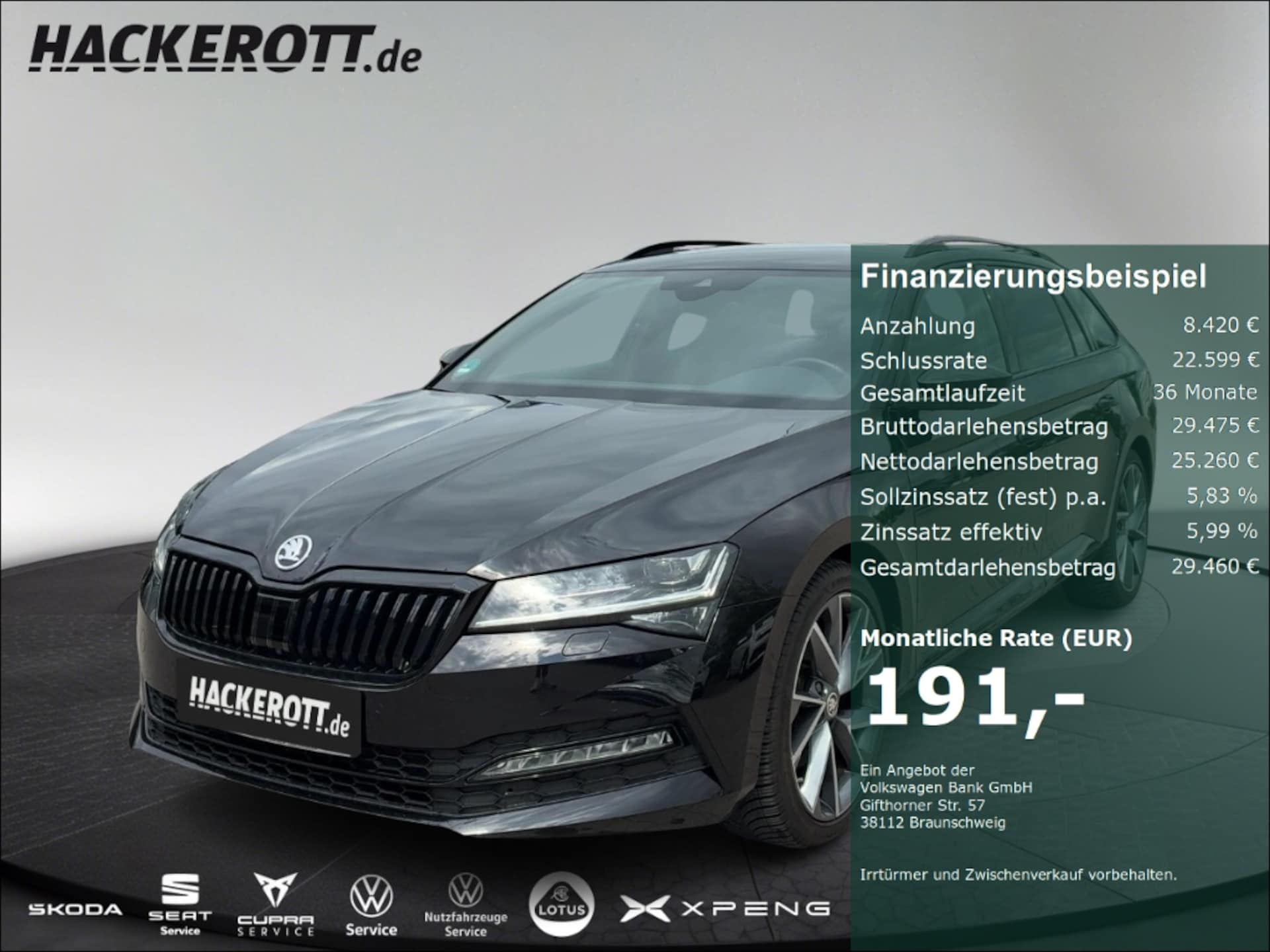 Skoda Superb Combi Sportline