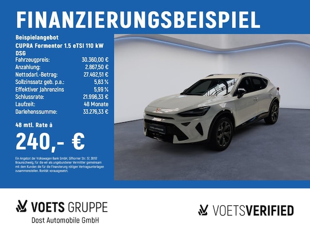 CUPRA Formentor 1.5 eTSI 110 kW DSG SHZ +AreaView+NAVI (2632)