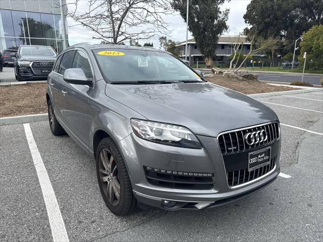 Used 2015 Audi Q7 Premium Plus with VIN WA1LGAFE4FD014481 for sale in Palo Alto, CA