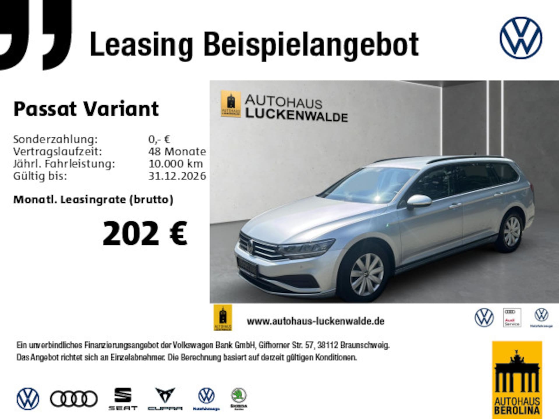 Volkswagen Passat Variant Conceptline