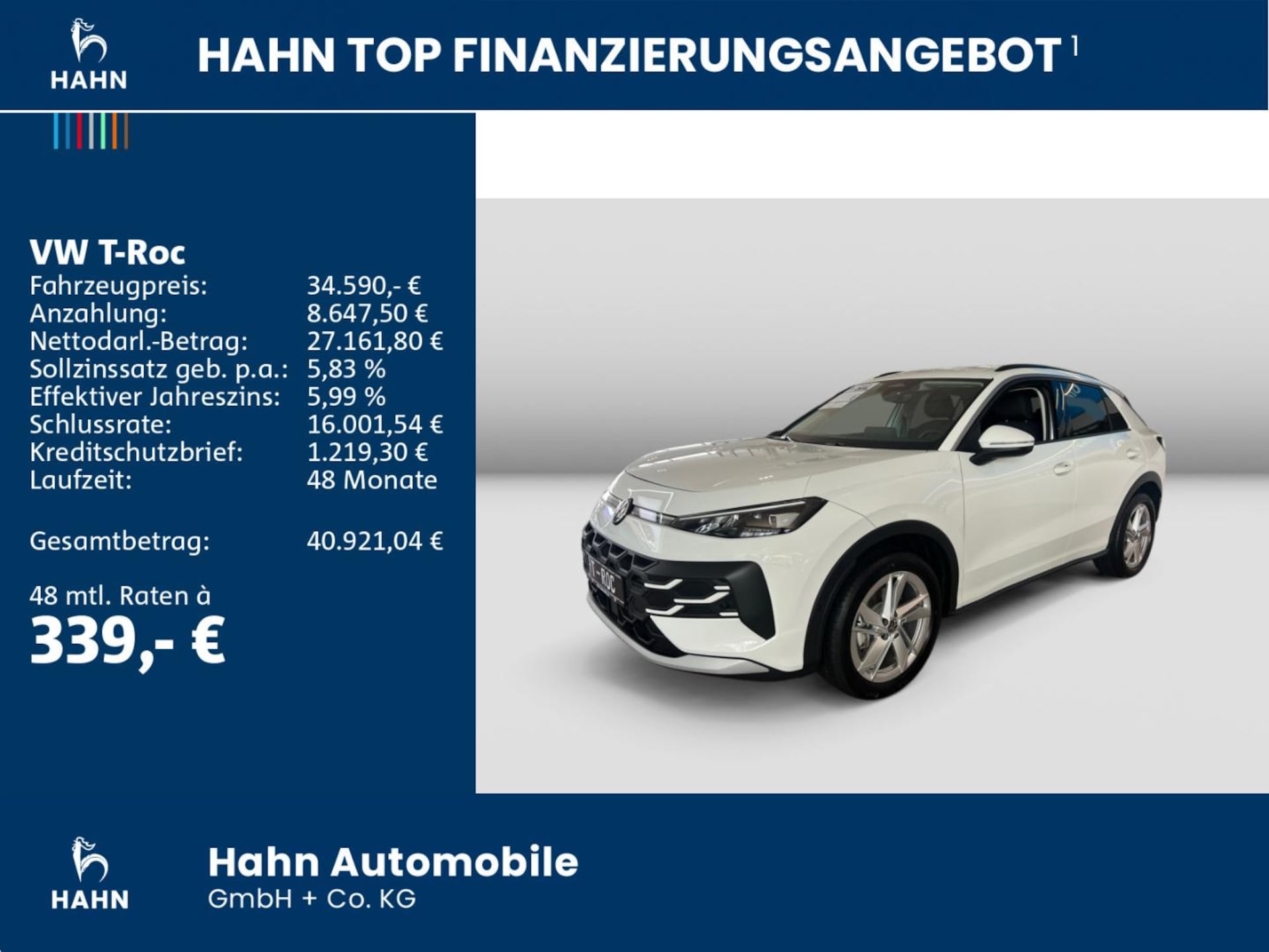 Volkswagen T-Roc Life