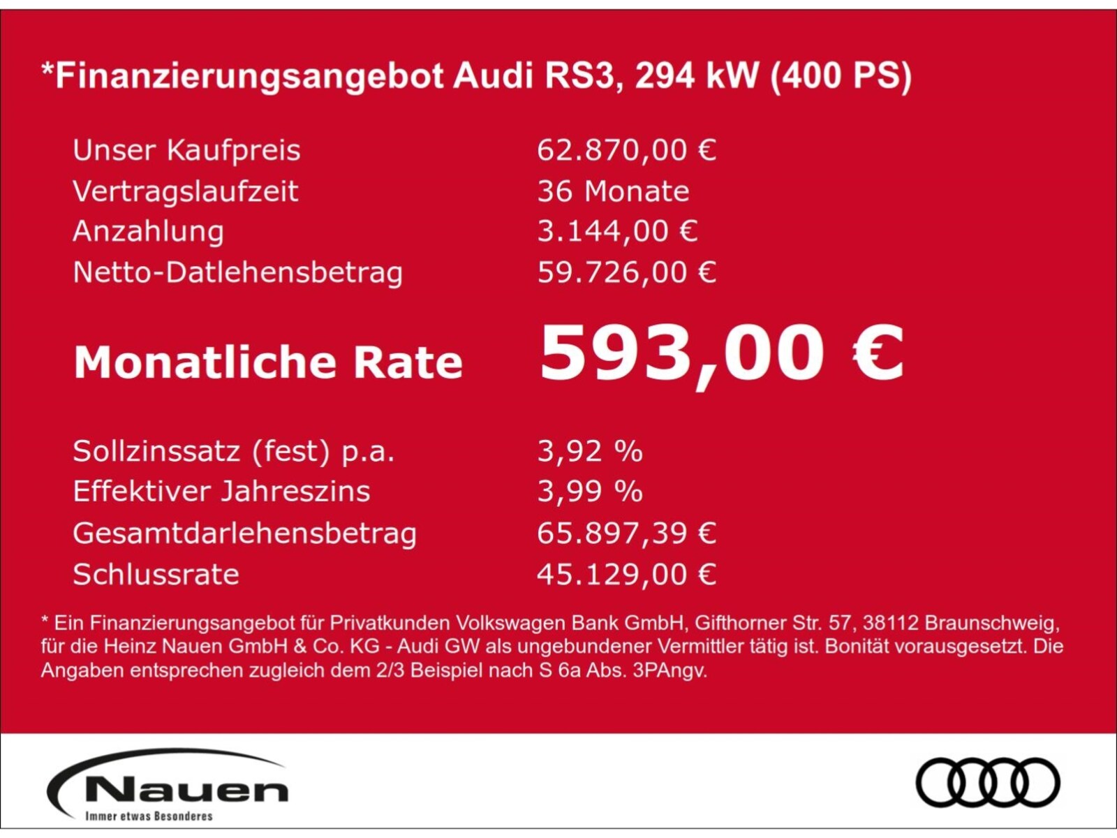 Audi RS 3 Sportback – Bild 2