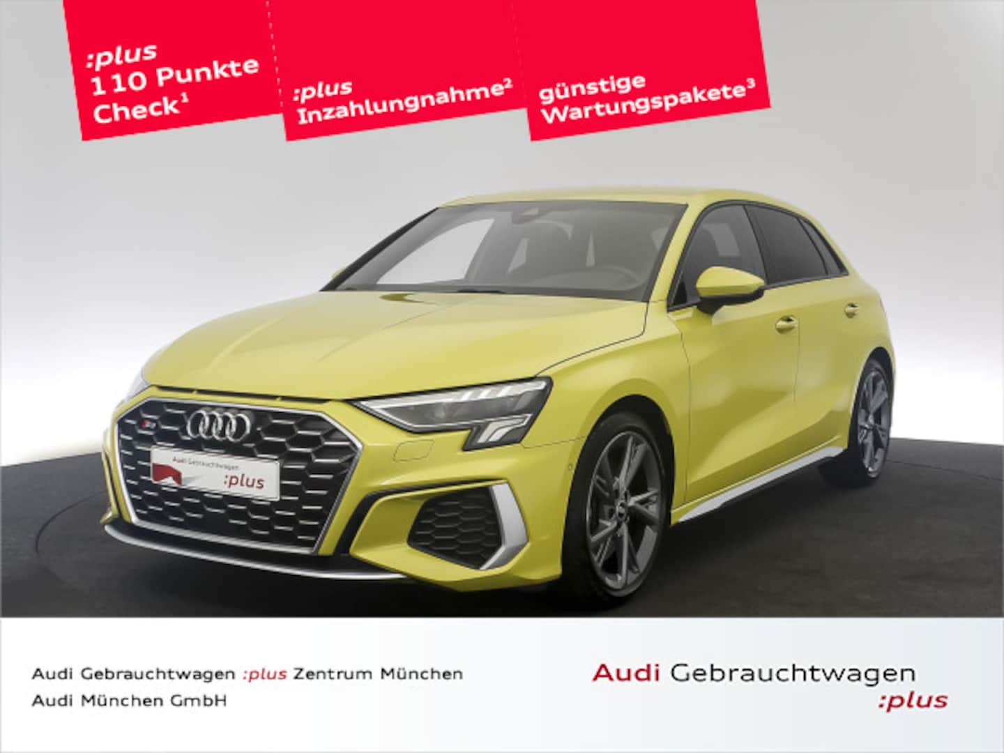 Bild über Audi S3 Sportback TFSI quattro S tronic - für weitere Informationen kontaktieren Sie den Audi Partner