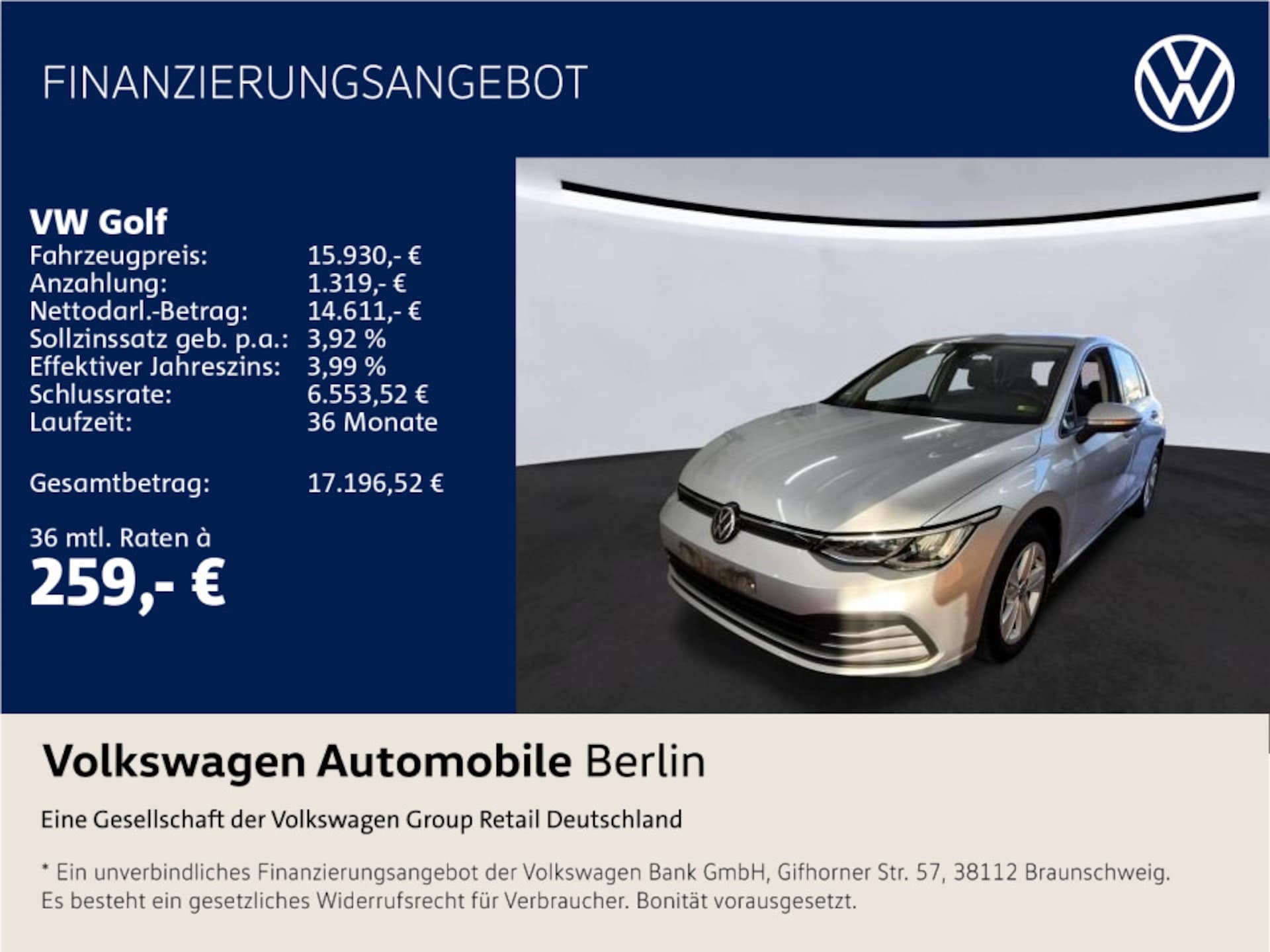 Volkswagen Golf Life