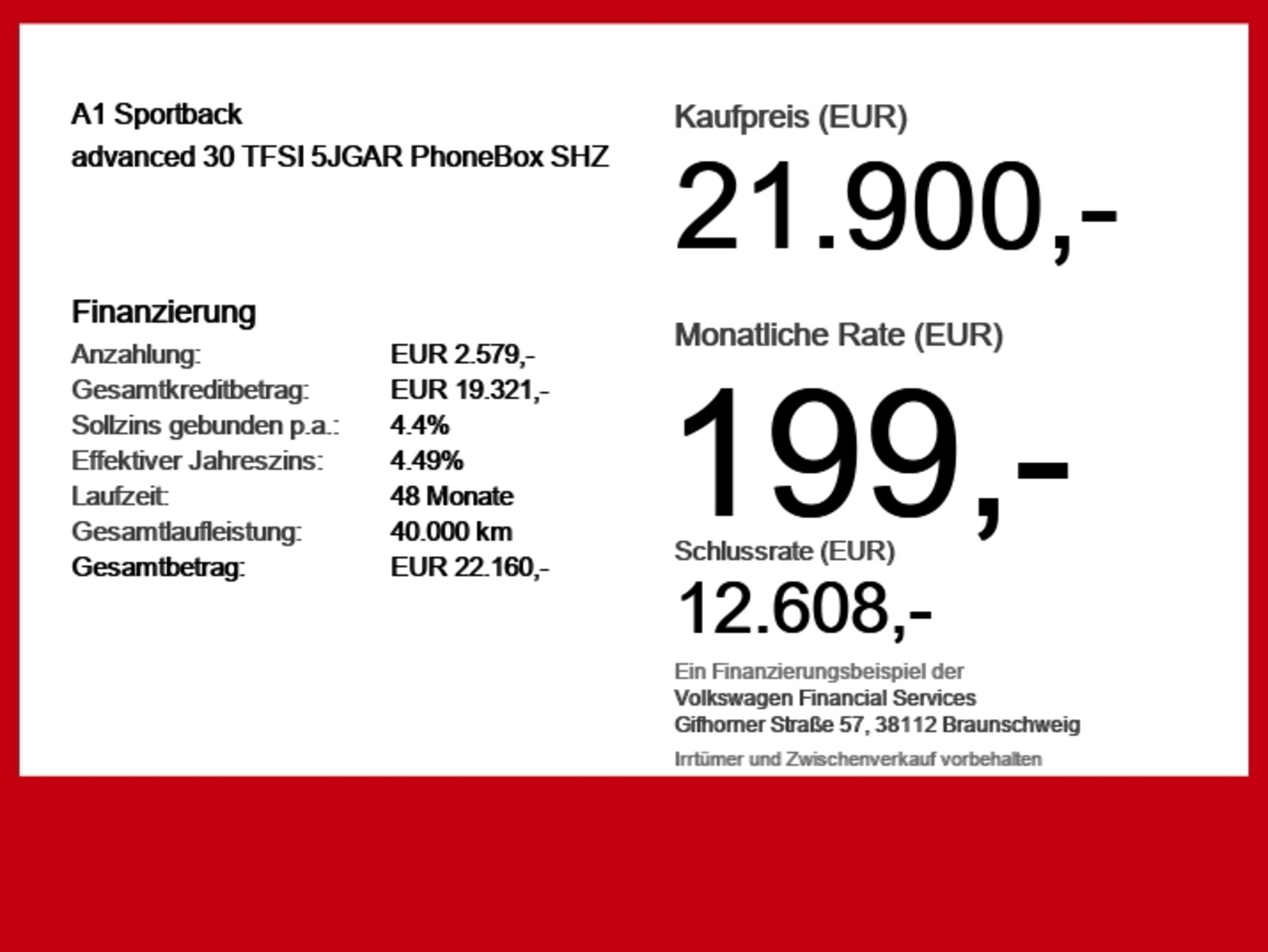 Audi A1 Sportback – Bild 6