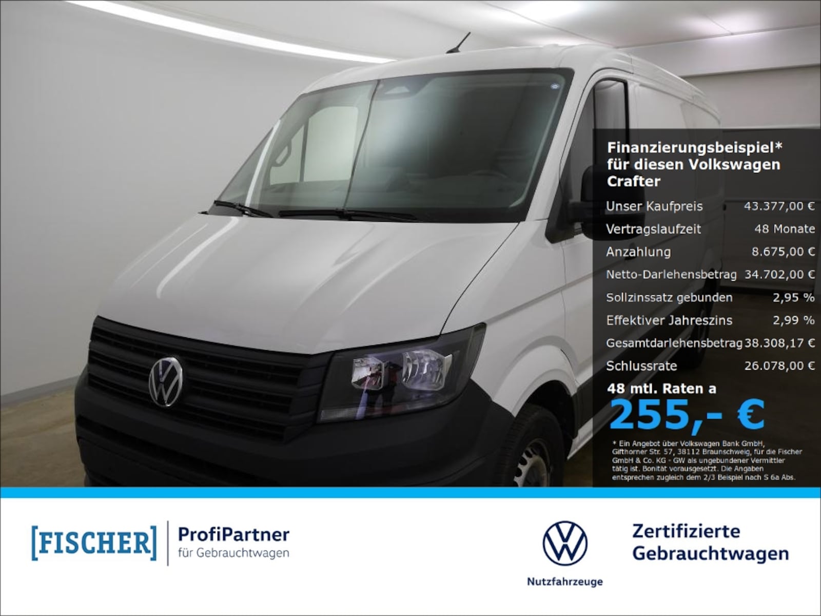 Volkswagen Crafter Kasten mittlerer Radstand
