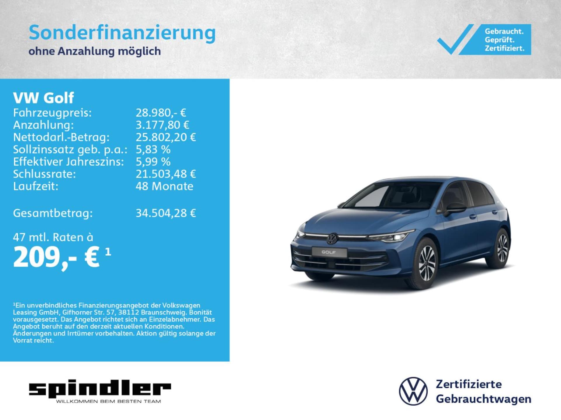 Volkswagen Golf ENERGY