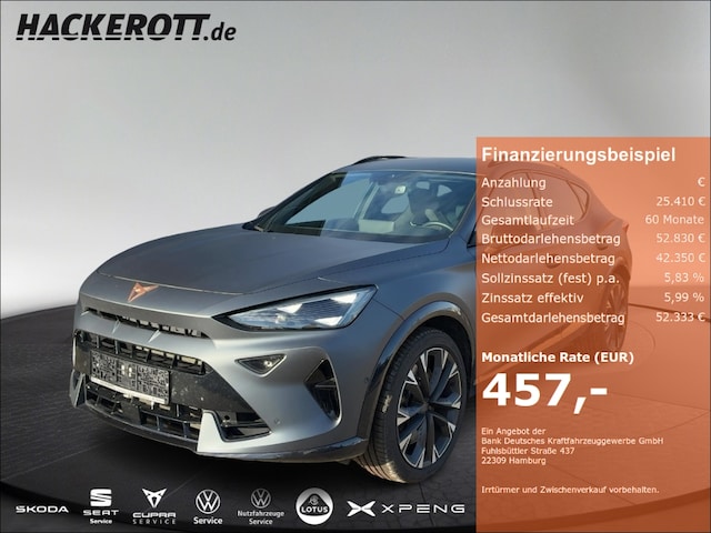 CUPRA Formentor VZ 2.0 TSI DSG *5 Jahre Herstellergarantie ab EZ* PDC/​NAVI/​AHK/​eSitze+Memory (GW-B024126)