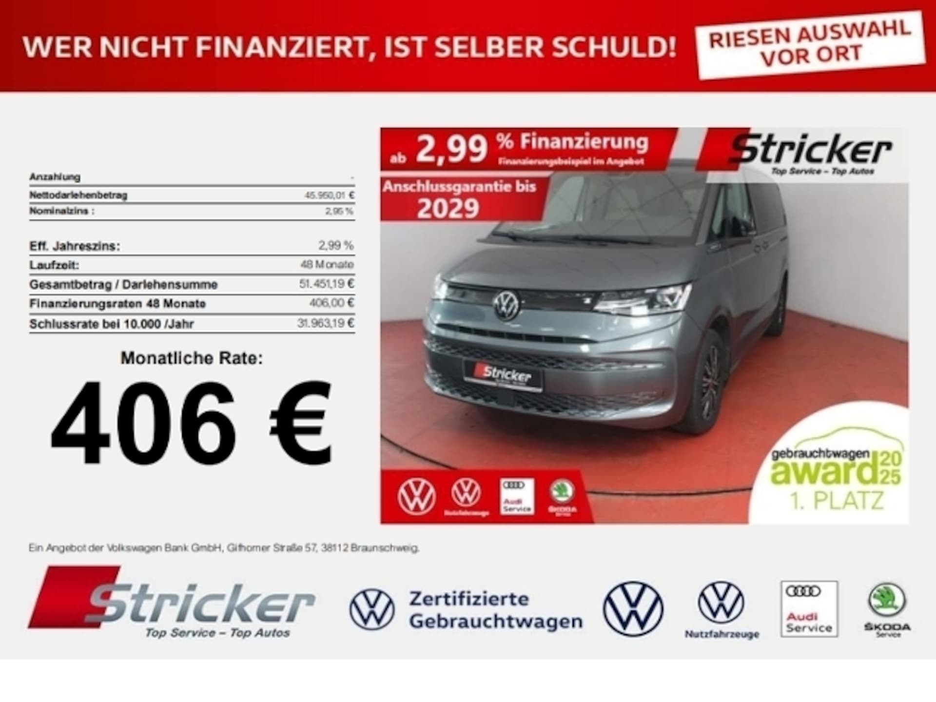 Volkswagen Multivan Langversion Basis-Modell