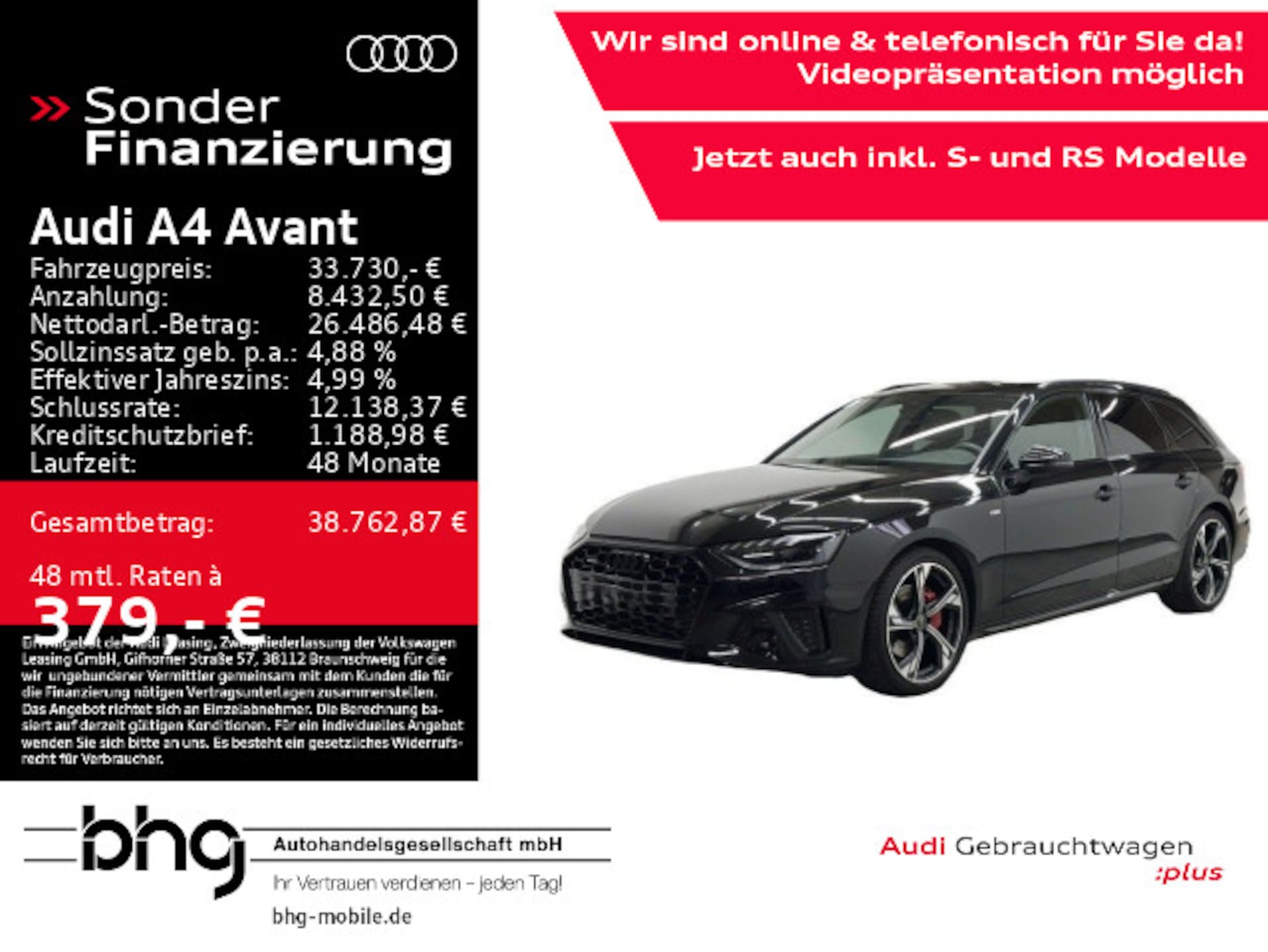 Audi A4 Avant S line