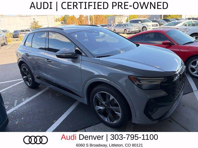 Certified 2024 Audi Q4 e-tron Prestige with VIN WA1MUBFZ5RP061768 for sale in Littleton, CO