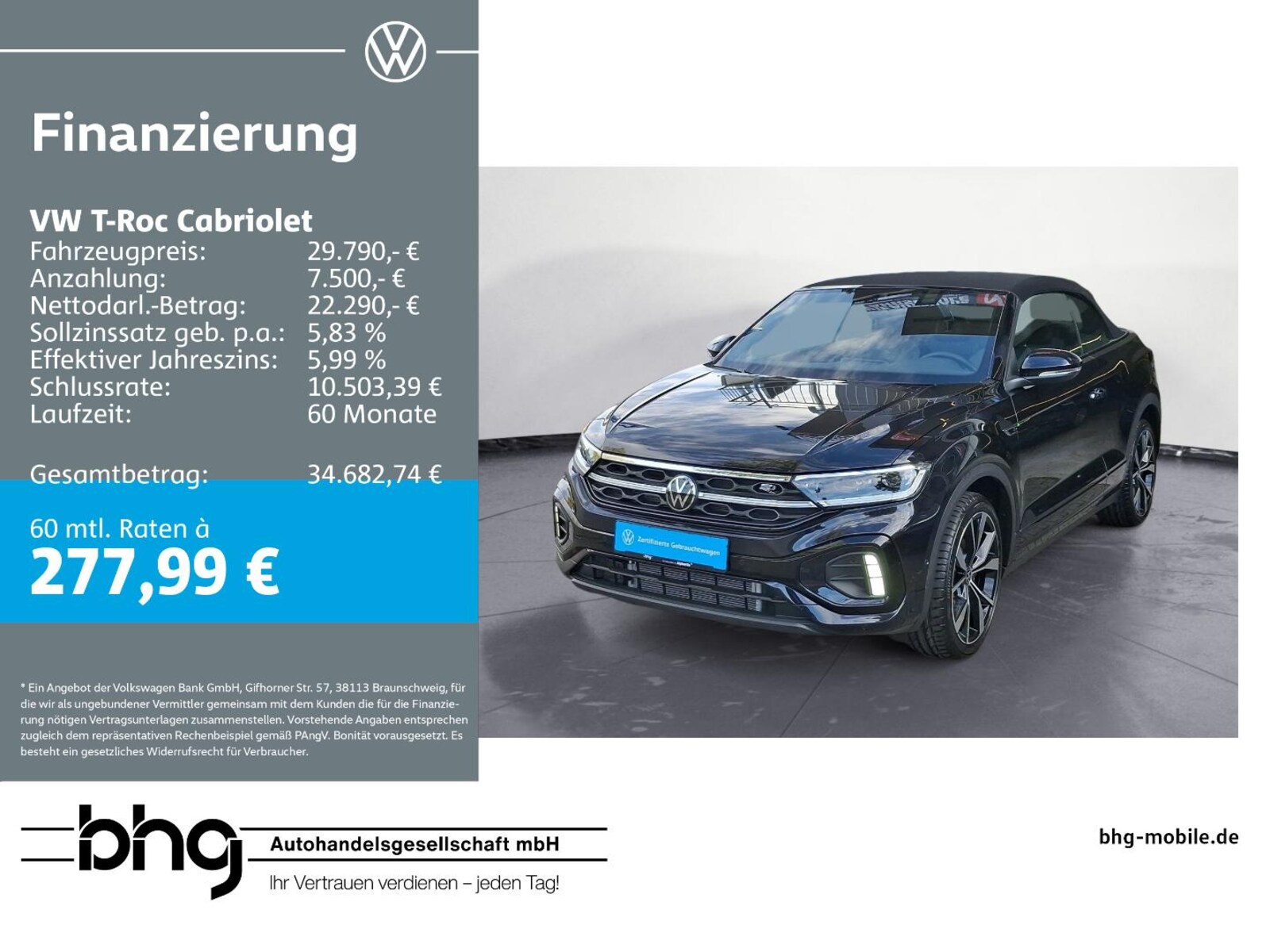 Volkswagen T-Roc Cabriolet
