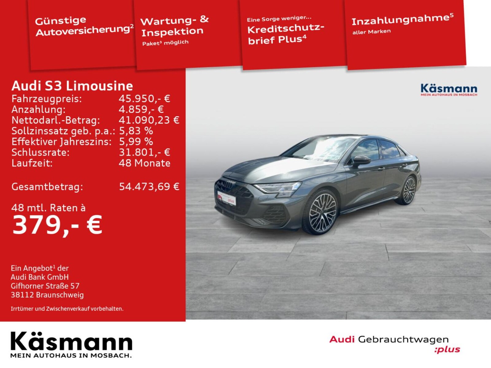 Audi S3 Limousine – Bild 2