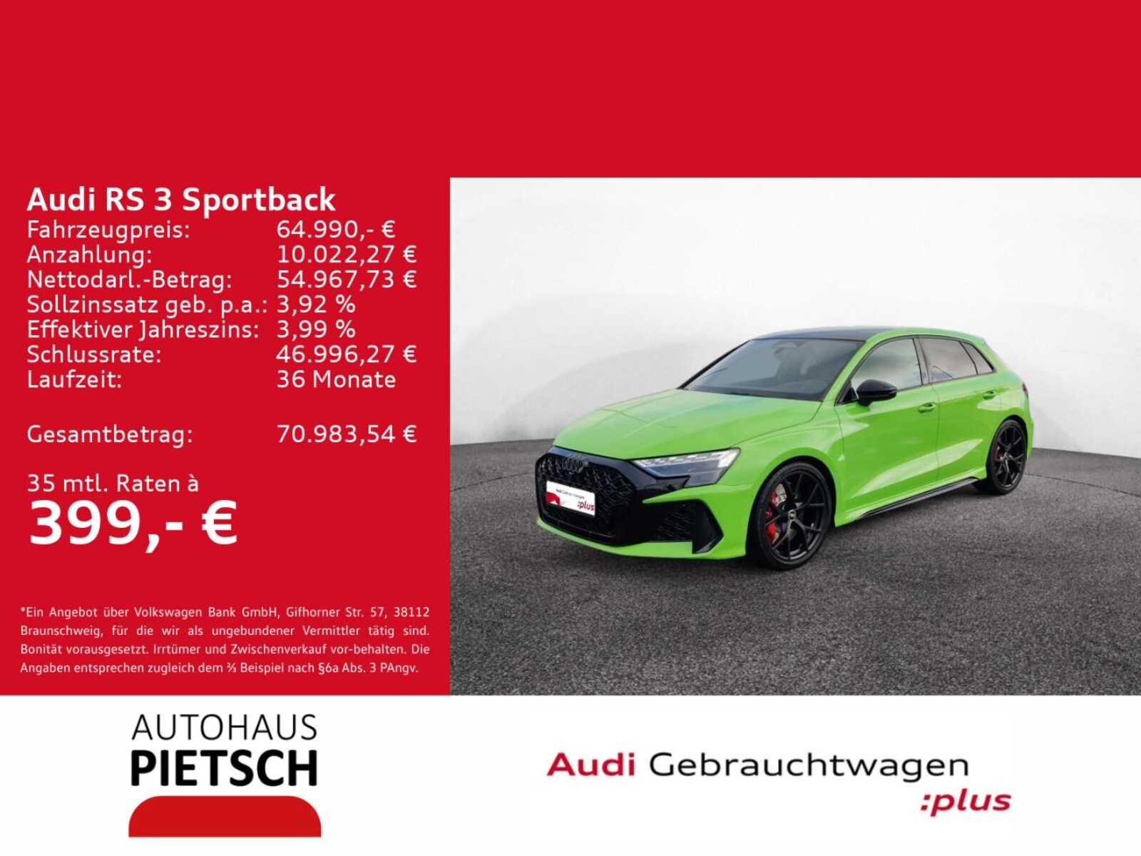Audi RS 3 Sportback – Bild 2