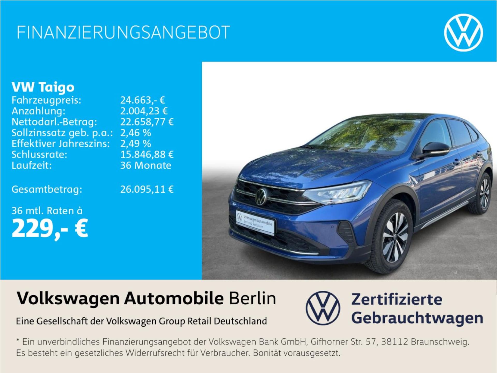 Volkswagen Taigo Goal